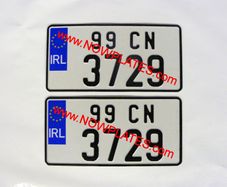 JAP / JDM Pressed Plates with 2 Size No's