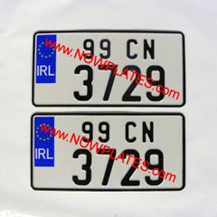 JAP / JDM Pressed Plates with 2 Size No's