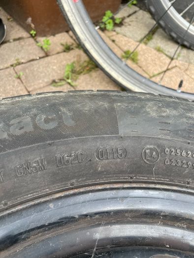 Set of 4 VW Steel Wheels with Tyres 215/60 R16 Excellent Condition