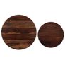Coffee Table Set 2 Pieces Solid Acacia Wood 60x35 cm Image 3