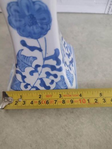 Vintage Blue and White Delft Candlestick