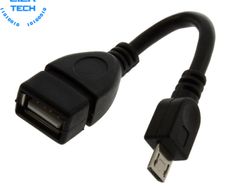 USB OTG A (Female) to Micro USB 5 Pin (Male) Adapter Cable