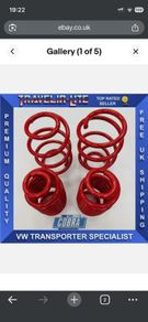 Volkswagen transporter t5 lowering springs