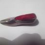 a vintage solid silver pin cushion in the shape of a shoe Image 4