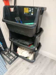 heavy duty stacking storage boxes