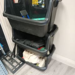 heavy duty stacking storage boxes