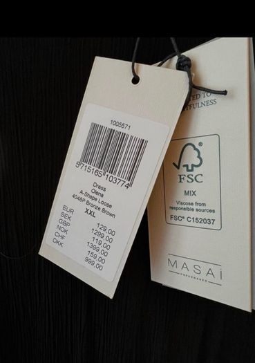 Brand New Beautiful MASAI Midi Dress Size 16-18
