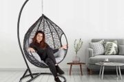 New Rattan Hanging Swing Egg Chair / Delivery