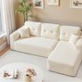 Corner Sofa No Assembly Required Modular Sofa 244cm Wide Vacuum Packed Sofa Bed Image 3