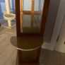 Vintage Mid-Century Cocktail / Drinks Cabinet Glass/ Wood Bar Display (1950s/60s) Image 9