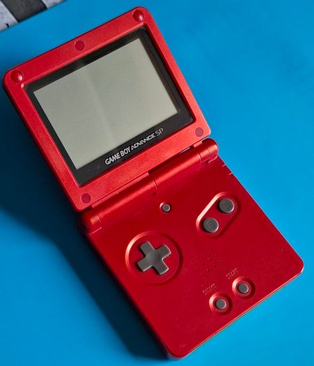 Gameboy Advance  SP Flame Red