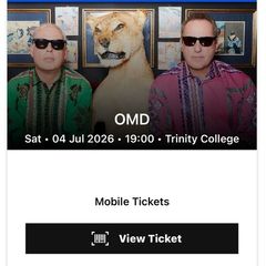 Concert Tickets for OMD