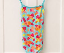 Girls tropical swimsuit age 12 never worn