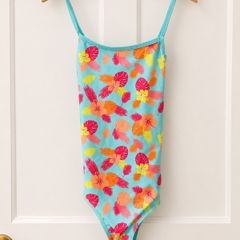 Girls tropical swimsuit age 12 never worn