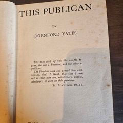 This Publican.by Donard Yates. 1940 Hardback In Good Condition.  See Photos For Same.