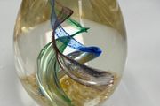 Reduced Fabulous vintage hand blown glass paperweight