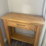 Solid Oak Console Table Image 2