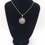 800 Silver Vintage Dutch Filigree Delfth Pendant Image 9