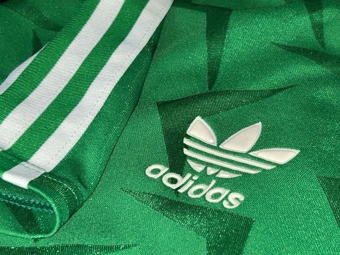 REPUBLIC OF IRELAND adidas home football jersey shirt 1990 - 1992 original NO SPONSOR World Cup Italia 90