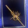 Gold Victorian Spider Brooch Image 5