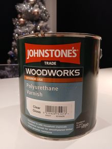 2.5ltr Johnstone's Polyurethane Varnish Clear Gloss