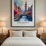 Manchester Wall Art Print, Travel Art Poster Image 3