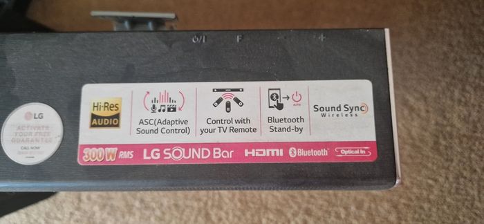 lg sound bar with subwoofer