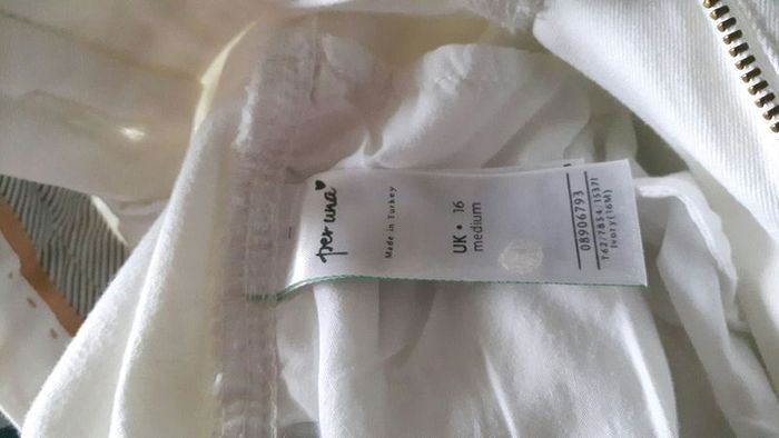 Per una winter white bootleg jeans