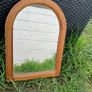 Arch Shape Pine Mirror Image 2