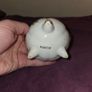 Vintage Miniature White Floral Oil Lamp Image 5