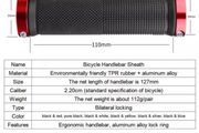 Labewin Bike Handlebar Grips, Non-Slip Rubber Bicycle Handle Grip with Aluminum Lock, Bike Hand Grip for Scooter Cruiser Urban Bike Tricycle Wheel Chair MTB BMX Foldable Bicycle