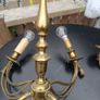 Vintage Brass Chandelier / Image 8