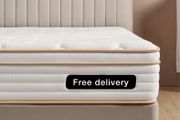 King Mattress, 10 Inch Orthopedic Hybrid Memory Foam King Mattress 5FT, Individually Wrapped Pocket Sprungs