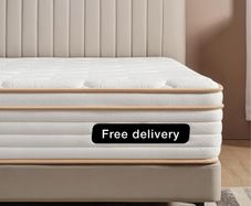 King Mattress, 10 Inch Orthopedic Hybrid Memory Foam King Mattress 5FT, Individually Wrapped Pocket Sprungs