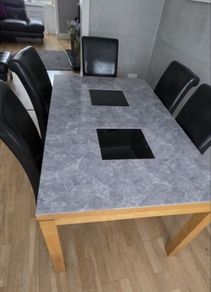 Very Solid 5Ft Grey Kitchen Dining Table - Can Deliver