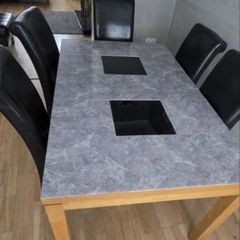 Very Solid 5Ft Grey Kitchen Dining Table - Can Deliver