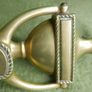 Vintage Victorian Brass Urn Door Knocker Image 2