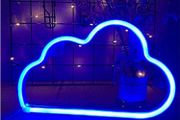 Neon Light Cloud (Blue) Battery/USB Operated