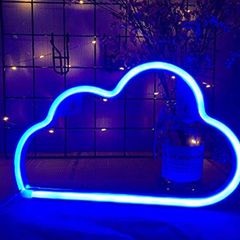 Neon Light Cloud (Blue) Battery/USB Operated