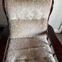 armchairs wooden frame
