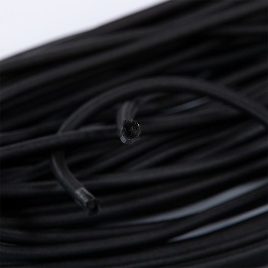 Elastic bungee rope 8mm / 20m - Black