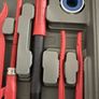 Never used heavy duty pipe threading cutting screwing set in hard case Image 9