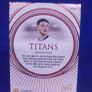 2025 Futera Unique "Titans" Declan Rice  Ultra-Rare Game-Worn Memorabilia | Serial Numbered 01/05 Image 2