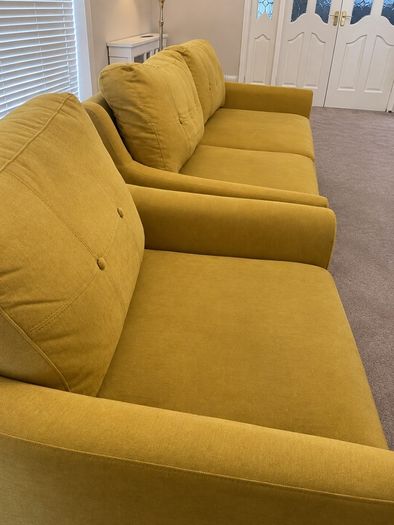 OLTEN 3 Seater Sofa and Matching Armchair