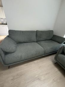 3 seater fabric sofa couch