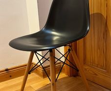 Eames style dining BLACK x2