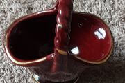 vintage 1950's keramik basket