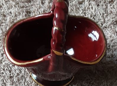 vintage 1950's keramik basket