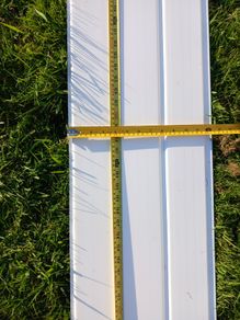 White PVC Fascia & Soffit, New