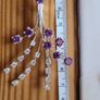 Newbridge Silverware VB800 Vintage Brooch in Purple and white Stones Image 8